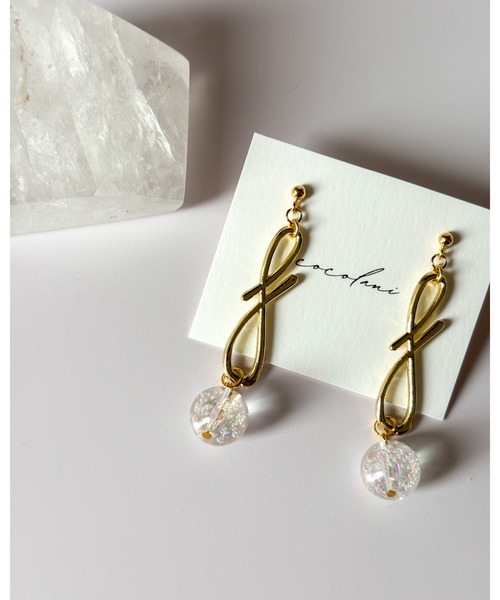 tone（トーン）の「【cocolani】［金属アレルギー対応］オーロラバブルピアス(MA)（ピアス（両耳用）・レディース・シルバー/ゴールド・FREE）」の7枚目の写真