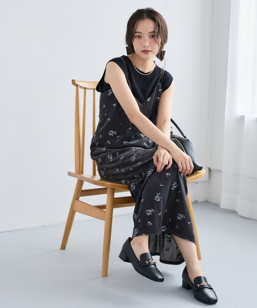 mysty woman(ミスティウーマン)の「ビットヒールローファー 1050648(ローファー・レディース・ブラック/ブラウン・MEDIUM/LARGE)」の5枚目の写真
