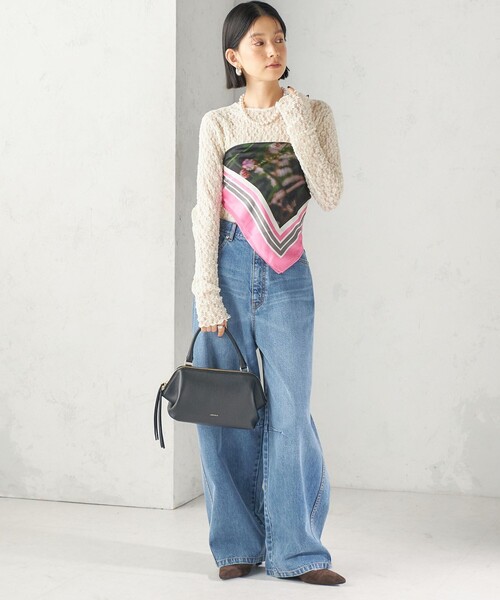 SHIPS(シップス)の「【SHIPS別注】THE CULTURE CORD: ARTIST SCARF(AS)(バンダナ/スカーフ・レディース・イエロー系/ホワイト/ピンク・ONE SIZE)」の11枚目の写真