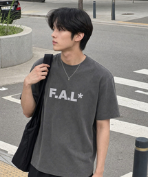 MOON FAIRY（ムーンフェアリー）の「FAL オーバーサイズ 半袖Tシャツ [チャコール]（Tシャツ/カットソー）」