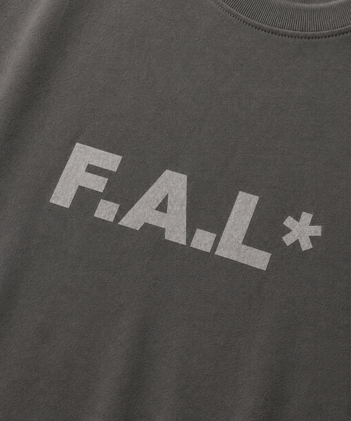 MOON FAIRY（ムーンフェアリー）の「FAL オーバーサイズ 半袖Tシャツ [チャコール]（Tシャツ/カットソー・レディース・その他・MEDIUM/SMALL/LARGE/X-LARGE）」の4枚目の写真
