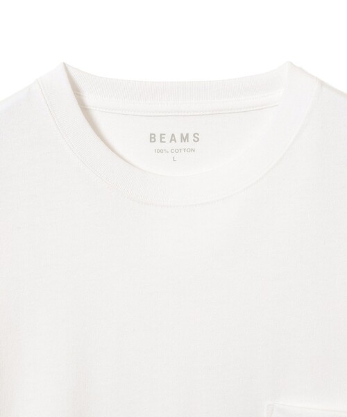 BEAMS(ビームス)の「BMSロゴ ロングスリーブ Tシャツ(Tシャツ/カットソー・メンズ・ネイビー/ホワイト/ブラック・MEDIUM/SMALL/X-LARGE/LARGE/XX-LARGE)」の5枚目の写真