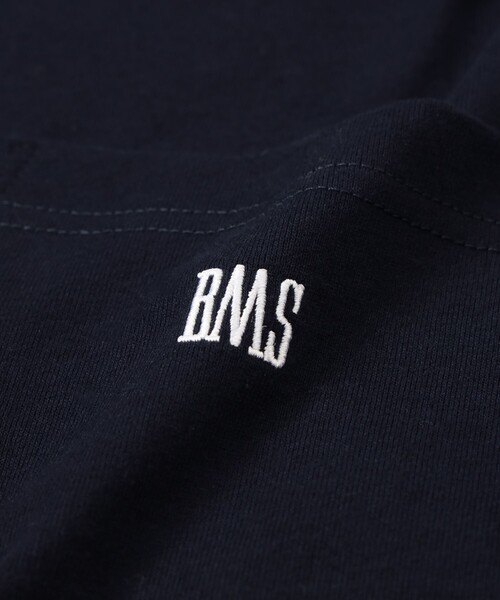 BEAMS(ビームス)の「BMSロゴ ロングスリーブ Tシャツ(Tシャツ/カットソー・メンズ・ネイビー/ホワイト/ブラック・MEDIUM/SMALL/X-LARGE/LARGE/XX-LARGE)」の15枚目の写真