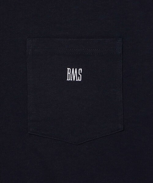 BEAMS(ビームス)の「BMSロゴ ロングスリーブ Tシャツ(Tシャツ/カットソー・メンズ・ネイビー/ホワイト/ブラック・MEDIUM/SMALL/X-LARGE/LARGE/XX-LARGE)」の18枚目の写真