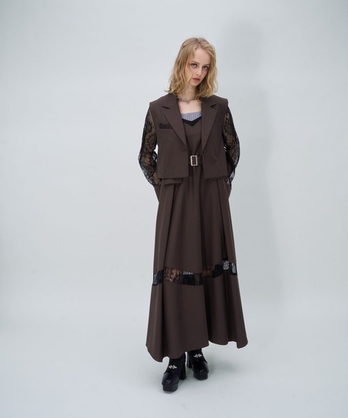 HARE(ハレ)の「【接触冷感】レースキリカエジャケットLS(HARE)(テーラードジャケット・レディース・ブラウン/ブラック/グレー/ブラック系その他・FREE)」の11枚目の写真