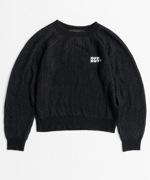 MAISON SPECIAL(メゾンスペシャル)の「【2026Autumn PRE-ORDER】OFF DUTY Logo Knit/OFF DUTYロゴニット(ニット/セーター・レディース・パープル/レッド/ブラック/グリーン・FREE)」の17枚目の写真