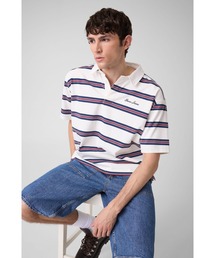 GUESS JEANS Boxy Striped Polo ポロシャツ