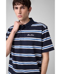 GUESS JEANS Boxy Striped Polo ポロシャツ