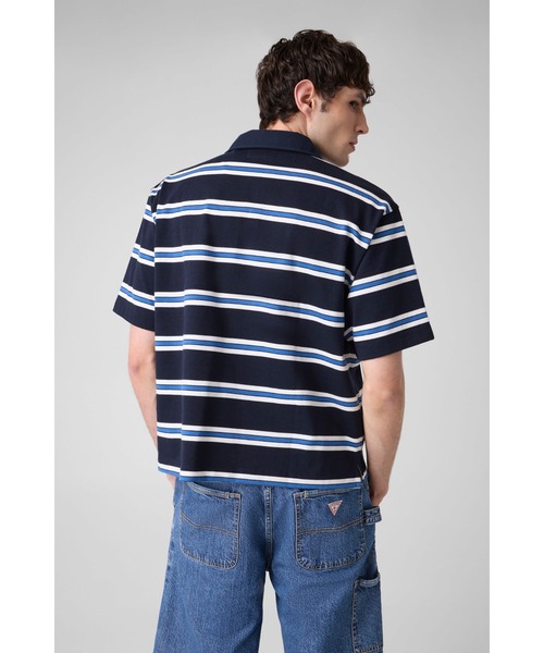 GUESS JEANS Boxy Striped Polo ポロシャツ | GUESS(ゲス) JAPAN 公式