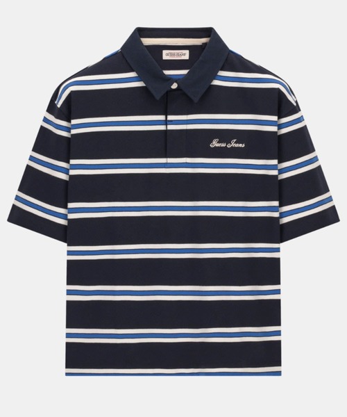 GUESS JEANS Boxy Striped Polo ポロシャツ | GUESS(ゲス) JAPAN 公式