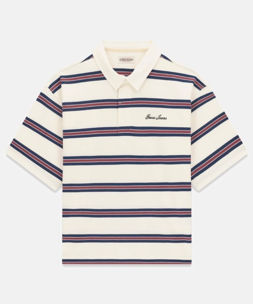 GUESS JEANS Boxy Striped Polo ポロシャツ | GUESS(ゲス) JAPAN 公式