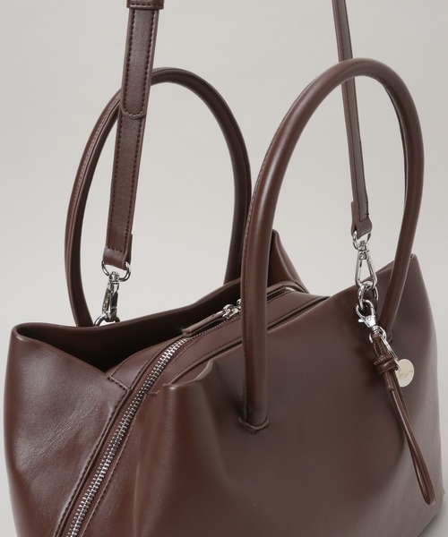 A part by(アパートバイ)の「2WAYソフトボストンBAG(ボストンバッグ・レディース・ブラック/ブラウン・FREE)」の9枚目の写真
