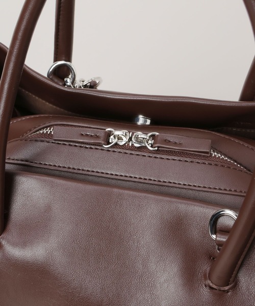 A part by(アパートバイ)の「2WAYソフトボストンBAG(ボストンバッグ・レディース・ブラック/ブラウン・FREE)」の14枚目の写真