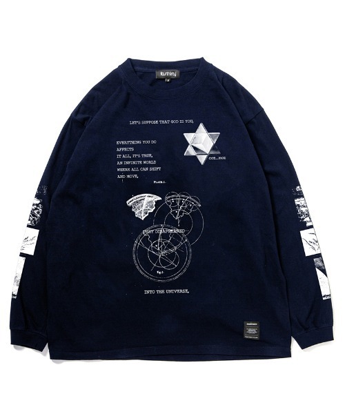 430(フォーサーティ)の「mlt5800-AF COZMOZ L-S TEE ロングスリーブTシャツ(26-201)(Tシャツ/カットソー・メンズ・ブラック/ホワイト/アッシュ/ネイビー/スミクロ/グリーン・1/2/3/0)」の6枚目の写真