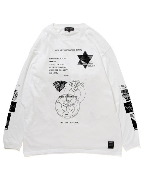 430(フォーサーティ)の「mlt5800-AF COZMOZ L-S TEE ロングスリーブTシャツ(26-201)(Tシャツ/カットソー・メンズ・ブラック/ホワイト/アッシュ/ネイビー/スミクロ/グリーン・1/2/3/0)」の2枚目の写真