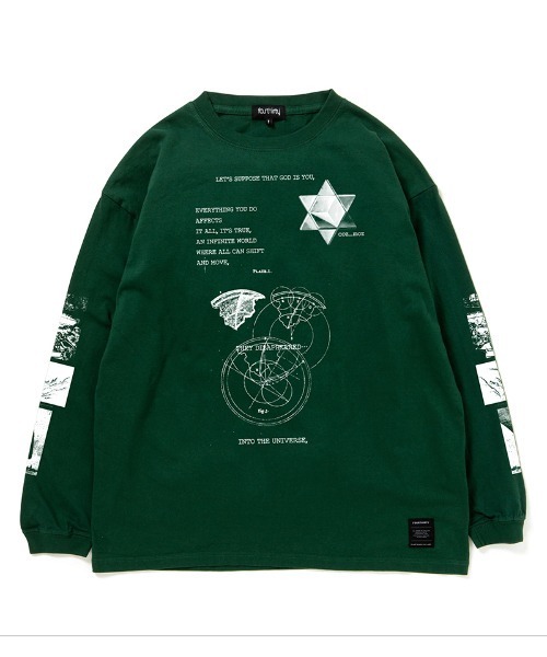 430(フォーサーティ)の「mlt5800-AF COZMOZ L-S TEE ロングスリーブTシャツ(26-201)(Tシャツ/カットソー・メンズ・ブラック/ホワイト/アッシュ/ネイビー/スミクロ/グリーン・1/2/3/0)」の5枚目の写真