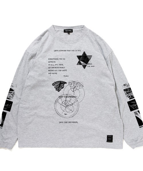 430(フォーサーティ)の「mlt5800-AF COZMOZ L-S TEE ロングスリーブTシャツ(26-201)(Tシャツ/カットソー・メンズ・ブラック/ホワイト/アッシュ/ネイビー/スミクロ/グリーン・1/2/3/0)」の4枚目の写真