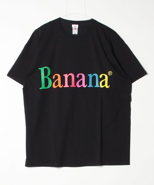 byeA.(バイエー)の「bye A/バイエー/NOT APPLE TEE BANANA(Tシャツ/カットソー・メンズ・ブラック・XL)」の3枚目の写真