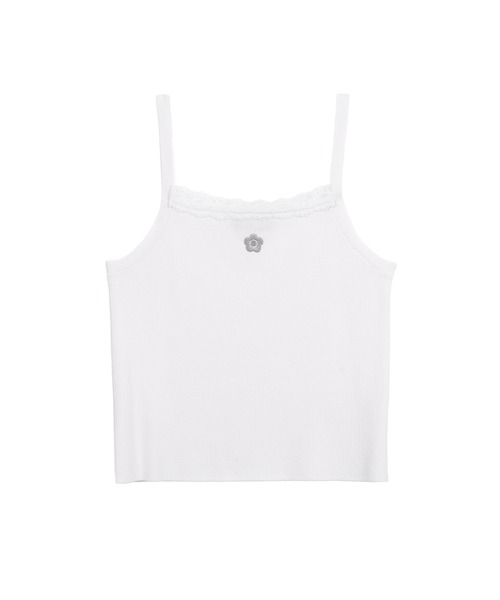 MARY QUANT(マリークワント)の「フロントリボンニット アンサンブル(Tシャツ/カットソー・レディース・マルチ/ホワイト/ライトブルー/ブラック・M)」の10枚目の写真