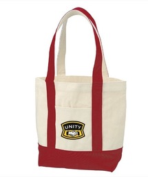 Ol' Basics(オール・ベーシックス) バイカラートートバッグ キャンバス シェイクハンドイラスト ロゴ プリント 鞄 BAG アメカジ メンズ レディース ユニセックス