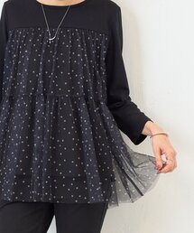 BEARDSLEY | 《ZOZO先行予約開始》ドットチュールプルオーバー(Tシャツ/カットソー)