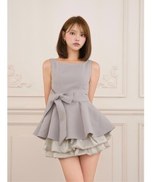 クロシェニットフリルセットアップ（セットアップ）｜Darich