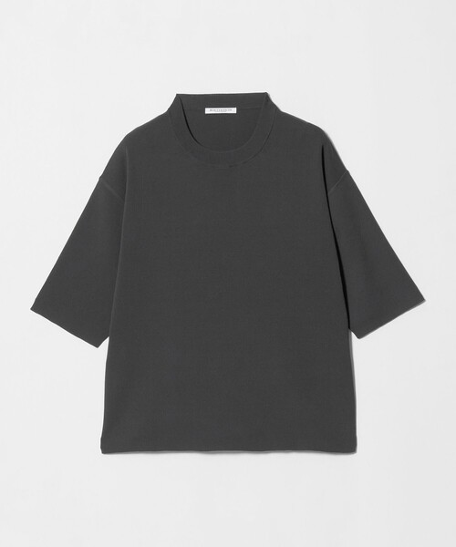 BEAUTY&YOUTH UNITED ARROWS(ビューティーアンドユースユナイテッドアローズ)の「コットンポリエステル ハーフスリーブ ニットプルオーバー ウォッシャブル(ニット/セーター・レディース・オリーブ/オフホワイト/ダークグレー・FREE)」の16枚目の写真