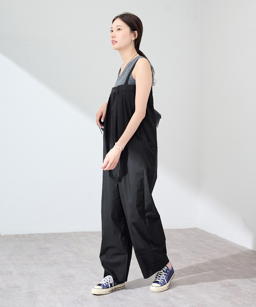 FRAMeWORK（フレームワーク）の「BURK 別注ベアオールインワン（つなぎ/オールインワン・レディース・ベージュ/ブラック・38/36）」の10枚目の写真