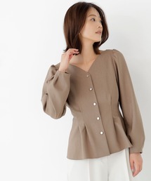 <ちょうど、いい服>きゅっと、メリハリ仕掛けトップス