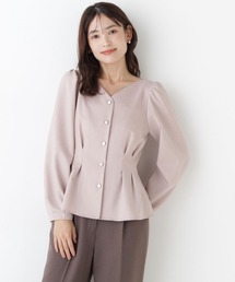 NATURAL BEAUTY BASIC（ナチュラルビューティーベーシック）の「＜ちょうど、いい服＞きゅっと、メリハリ仕掛けトップス（シャツ/ブラウス）」