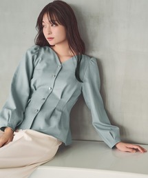 NATURAL BEAUTY BASIC（ナチュラルビューティーベーシック）の「＜ちょうど、いい服＞きゅっと、メリハリ仕掛けトップス（シャツ/ブラウス）」