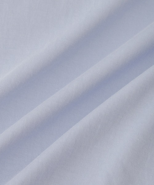 ADAM ET ROPE'(アダムエロペ)の「シャツカフスロングスリーブTシャツ(シャツ/ブラウス・レディース・ホワイト/サックスブルー・FREE)」の6枚目の写真