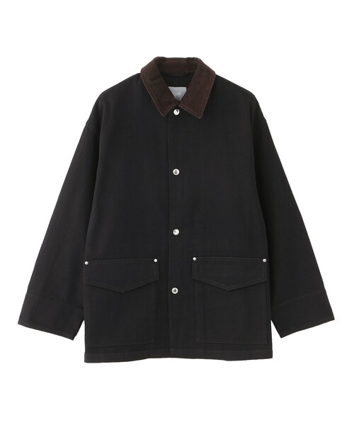 MACKINTOSH PHILOSOPHY(マッキントッシュ フィロソフィー)の「GREY LABEL ワークブルゾン(ステンカラーコート・レディース・ブラック/ダークネイビー・2/6)」の1枚目の写真