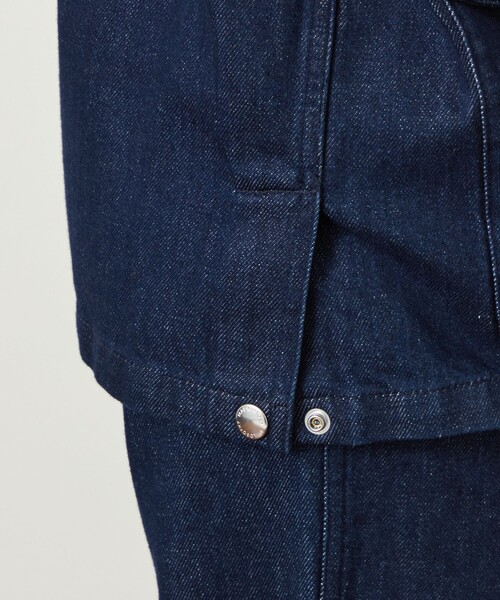 MACKINTOSH PHILOSOPHY(マッキントッシュ フィロソフィー)の「GREY LABEL ワークブルゾン(ステンカラーコート・レディース・ブラック/ダークネイビー・2/6)」の9枚目の写真