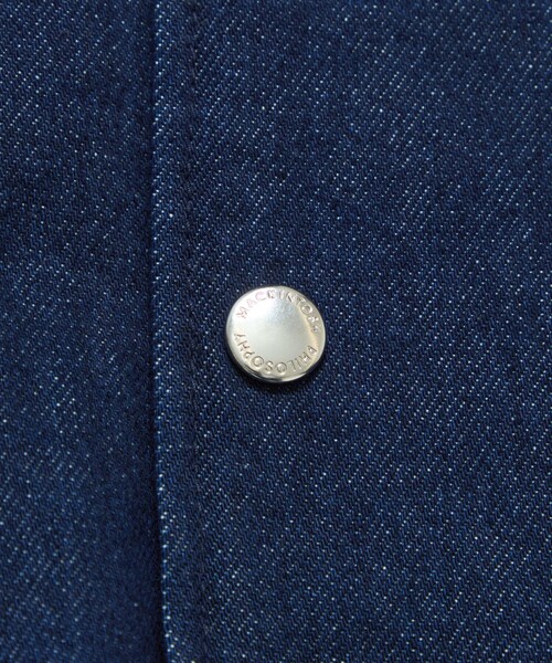 MACKINTOSH PHILOSOPHY(マッキントッシュ フィロソフィー)の「GREY LABEL ワークブルゾン(ステンカラーコート・レディース・ブラック/ダークネイビー・2/6)」の10枚目の写真
