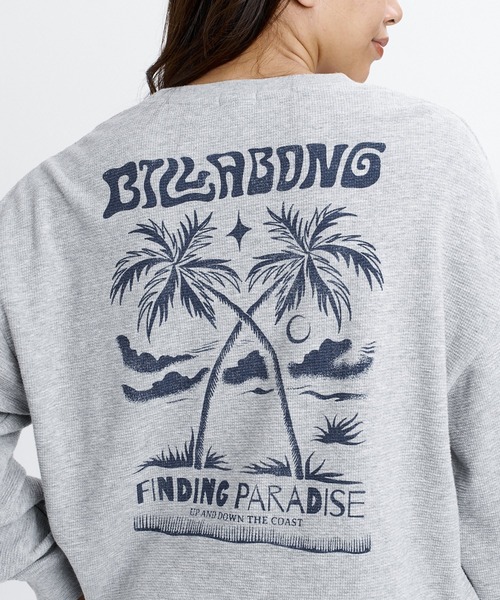 BILLABONG（ビラボン）の「BILLABONG ウィメンズ SURF CAMP SUNSETS LE TEE ロンT 【2026年秋冬モデル】/ビラボンショート丈長袖ロンT（Tシャツ/カットソー・レディース・イエロー系その他/エメラルド/アイボリー/グレー・MEDIUM/LARGE）」の10枚目の写真