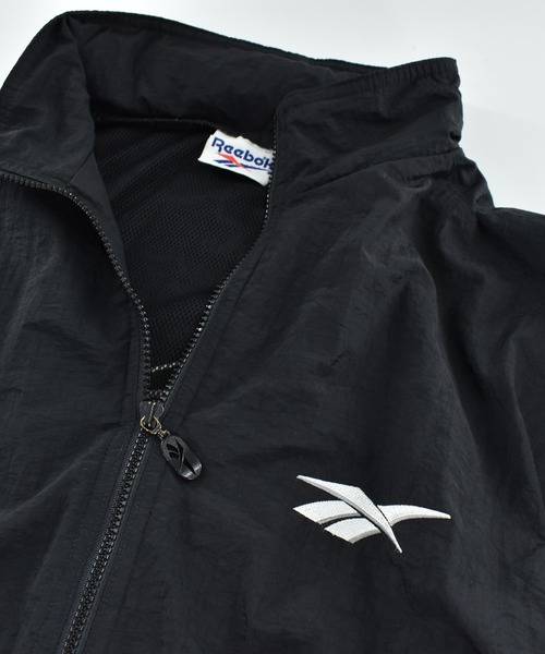 Reebok（リーボック）の「【USED】90’s Reebok ナイロン トラックジャケット（ナイロンジャケット・メンズ・ブラック・X-LARGE）」の2枚目の写真