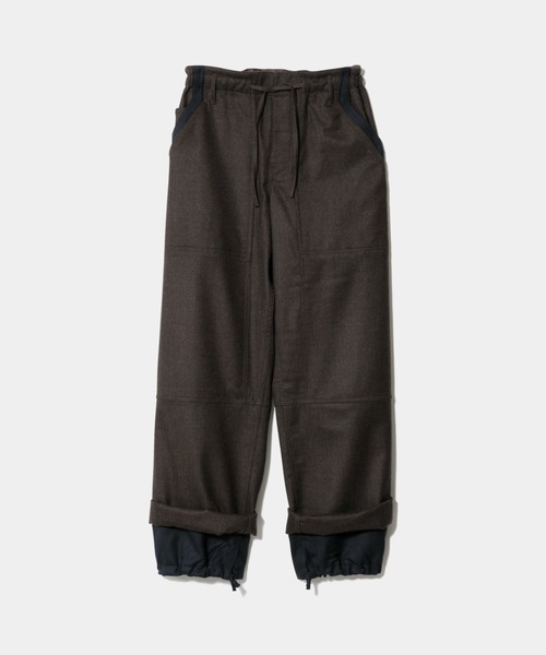 beautiful people(ビューティフルピープル)の「high count flannel work pants(その他パンツ・レディース・チャコール/ブラウン・38)」の2枚目の写真