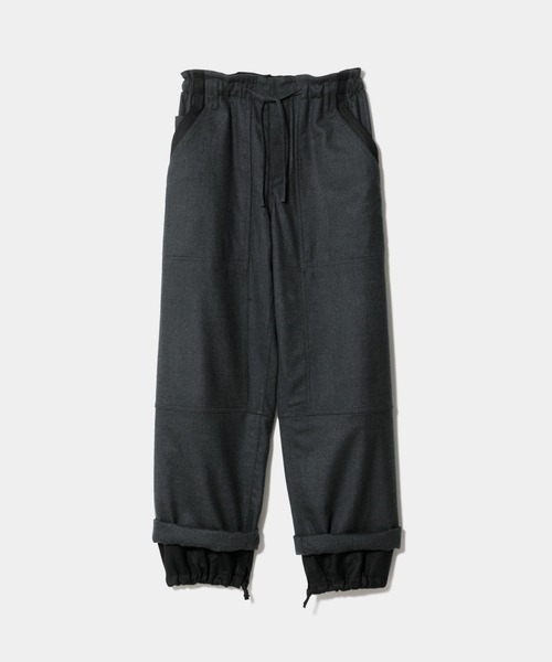 beautiful people(ビューティフルピープル)の「high count flannel work pants(その他パンツ・レディース・チャコール/ブラウン・38)」の1枚目の写真