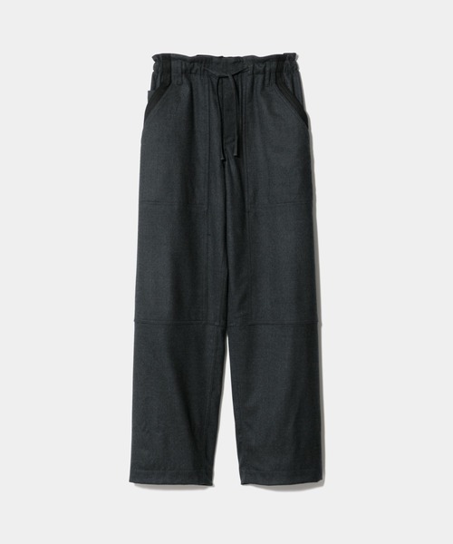 beautiful people(ビューティフルピープル)の「high count flannel work pants(その他パンツ・レディース・チャコール/ブラウン・38)」の3枚目の写真