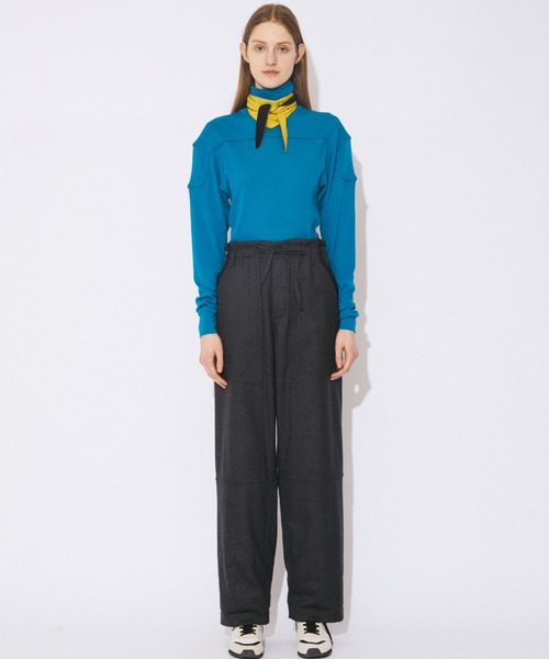 beautiful people(ビューティフルピープル)の「high count flannel work pants(その他パンツ・レディース・チャコール/ブラウン・38)」の6枚目の写真
