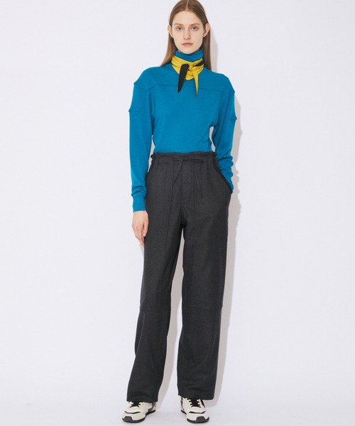 beautiful people(ビューティフルピープル)の「high count flannel work pants(その他パンツ・レディース・チャコール/ブラウン・38)」の7枚目の写真