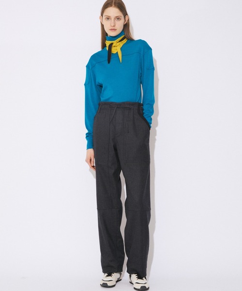 beautiful people(ビューティフルピープル)の「high count flannel work pants(その他パンツ・レディース・チャコール/ブラウン・38)」の8枚目の写真