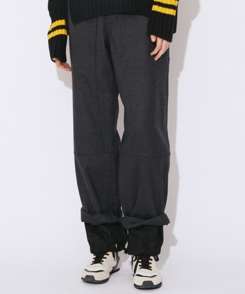 beautiful people(ビューティフルピープル)の「high count flannel work pants(その他パンツ・レディース・チャコール/ブラウン・38)」の9枚目の写真