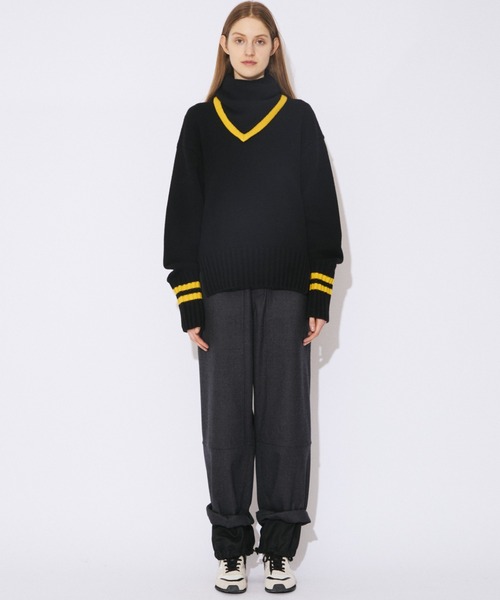 beautiful people(ビューティフルピープル)の「high count flannel work pants(その他パンツ・レディース・チャコール/ブラウン・38)」の10枚目の写真