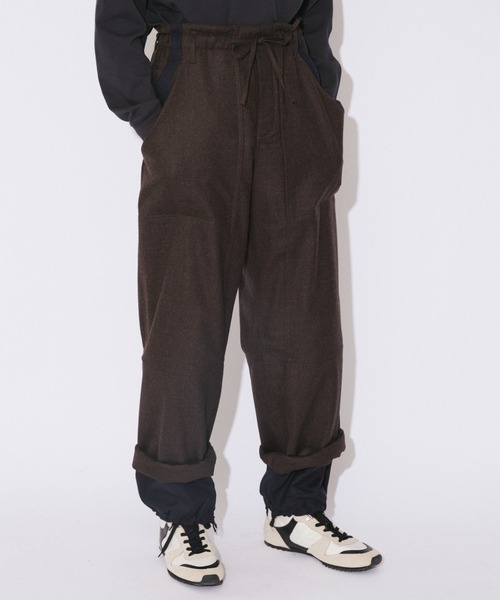 beautiful people(ビューティフルピープル)の「high count flannel work pants(その他パンツ・レディース・チャコール/ブラウン・38)」の14枚目の写真