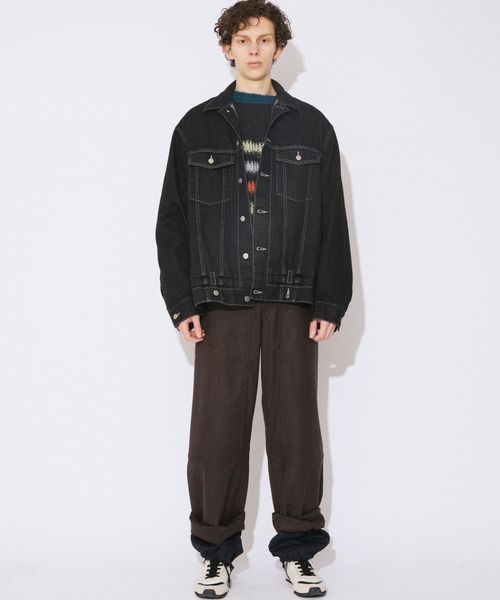 beautiful people(ビューティフルピープル)の「high count flannel work pants(その他パンツ・レディース・チャコール/ブラウン・38)」の19枚目の写真