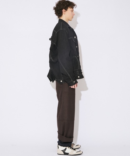 beautiful people(ビューティフルピープル)の「high count flannel work pants(その他パンツ・レディース・チャコール/ブラウン・38)」の20枚目の写真
