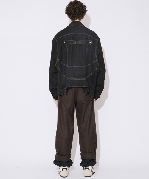 beautiful people(ビューティフルピープル)の「high count flannel work pants(その他パンツ・レディース・チャコール/ブラウン・38)」の21枚目の写真