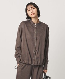 【別注】<CINOH>スエードライク シャツ ブルゾン